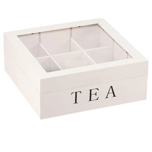 Boîte à Thé en Bois 9 Compartiments – Rangement Élégant & Organisation | L’Art du Bar