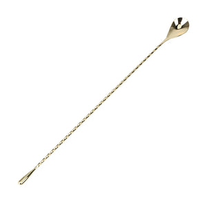 Cuillère à Cocktail Inox 30cm ou 40cm – Mélange Professionnel 4 Coloris | L’Art du Bar