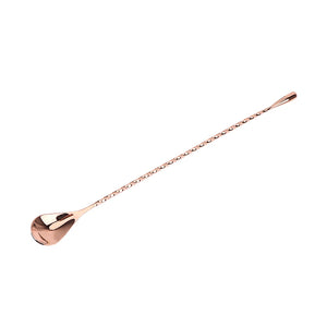 Cuillère à Cocktail Inox 30cm ou 40cm – Mélange Professionnel 4 Coloris | L’Art du Bar
