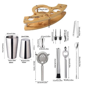 Kit Cocktail en Inox 3 à 11 Pièces – Set Barman Complet & Élégant | L’Art du Bar
