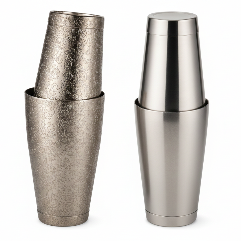 Shaker Boston Inox 750mL – Outil de Mixologie Professionnelle | L’Art du Bar