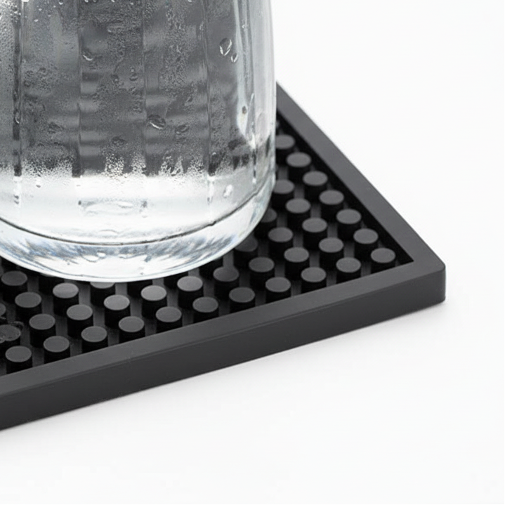 Tapis de Bar Antidérapant en Silicone – Protection & Organisation Professionnelle | L’Art du Bar