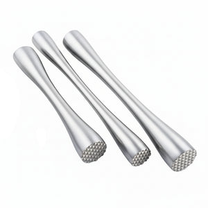 Pilon à Cocktail en Inox 20cm ou 26cm – Muddler Professionnel | L’Art du Bar