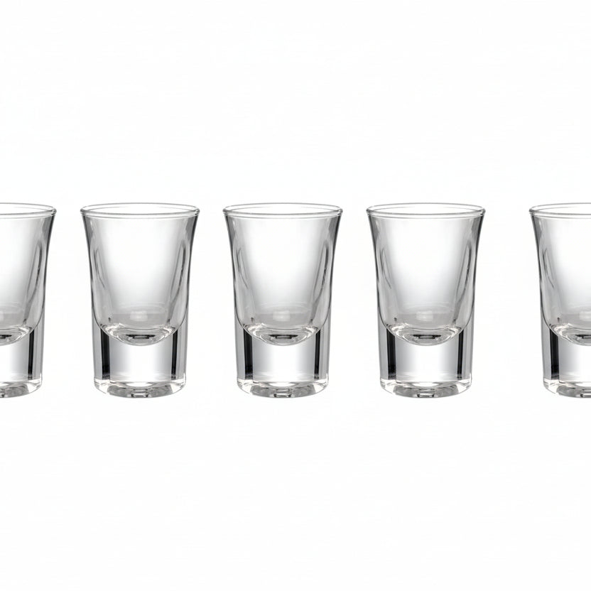 Lot de 6 Verres à Shot 15mL en Verre – Élégance & Précision pour Spiritueux | L’Art du Bar