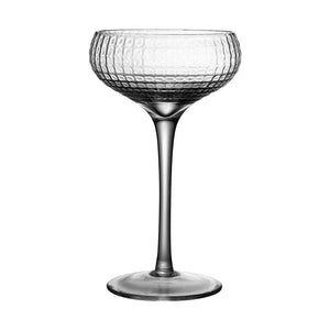 Verre à Cocktail à Pied en Verre Soufflé 125mL à 240mL – Élégance Cristalline pour Bar & Mixologie | L’Art du Bar