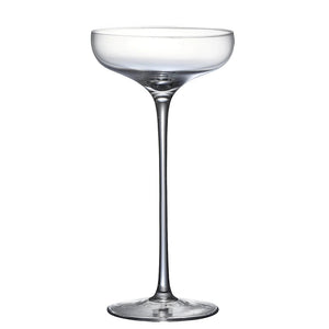 Verre à Cocktail à Pied en Verre Soufflé 125mL à 240mL – Élégance Cristalline pour Bar & Mixologie | L’Art du Bar