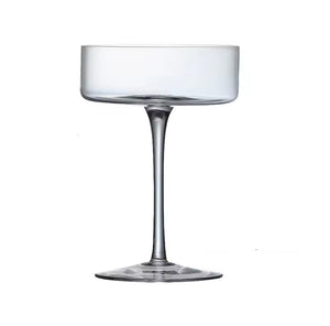 Verre à Cocktail à Pied en Verre Soufflé 125mL à 240mL – Élégance Cristalline pour Bar & Mixologie | L’Art du Bar
