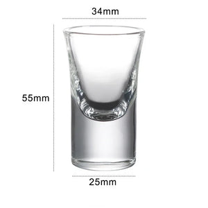 Lot de 6 Verres à Shot 15mL en Verre – Élégance & Précision pour Spiritueux | L’Art du Bar
